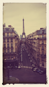 View of the Eiffel Tower